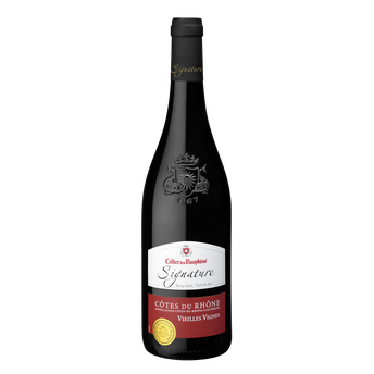 Image de Vin rouge AOP Côtes du Rhône Cellier des dauphins Signature vieilles vignes