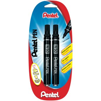 Image de Marqueur permanent PENTEL n50 noir X2-pointe conique moyenne
