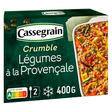 Cassegrain Légumes À La Provencale, Crumble Aux Graines De Courges Cassegrain 400g