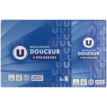 Image de U
Mouchoirs blanc classique étui de