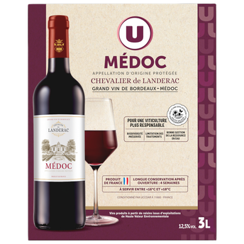 Image de U
Vin rouge AOP Médoc L'Allée du Roy fontaine à vin