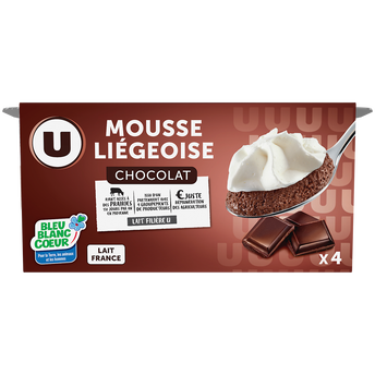 Image de U
Mousse liégeoise au chocolat