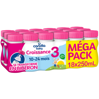Image de Candia Baby Croissance 3 BP 25CL - Lait de suite pour