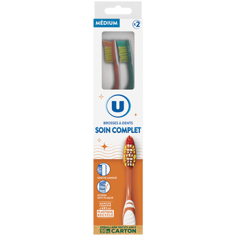 Image de U
Brosse à dents soin complet medium
