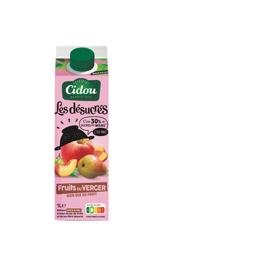 Cidou Les Désucres Fruits Du Verger Cidou 1litre