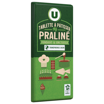Image de U
Chocolat praliné à pâtisser  Tablette de