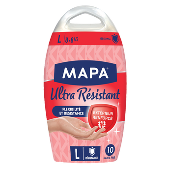 Image de 10 gants fins haute résistance MAPA, taille