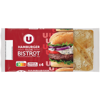 Image de U
Pains pour hamburger façon bistrot