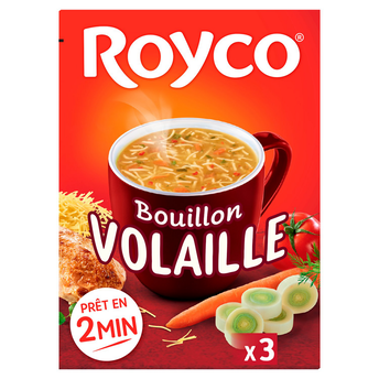 Image de Bouillon de volaille et vermicelles Minute soup' ROYCO