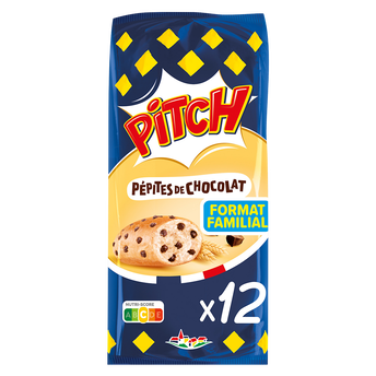 Image de Brioche PITCH pépites de chocolat  - x12