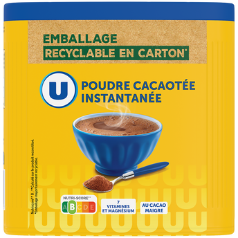 Image de U
Poudre cacaotée instantanée 20% de cacao