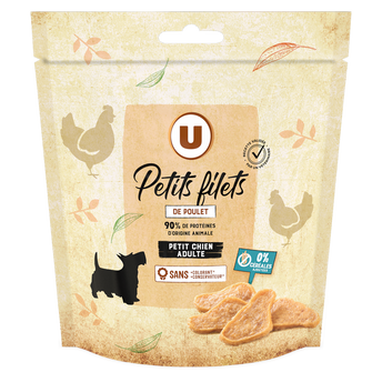 Image de U
Friandises Mini filet de poulet pour petit chien