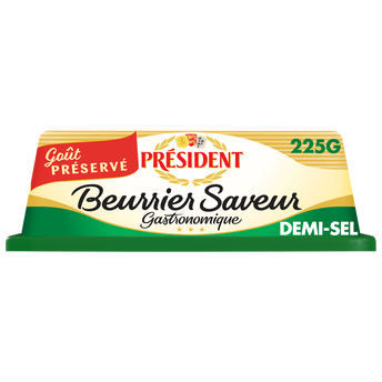 Image de Beurrier 1/2sel pasteurisé 80%mg PRESIDENT