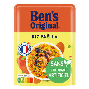 Image de Riz micro-ondable façon Paëlla 2min BEN'S ORIGINAL