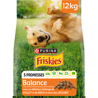 Image de Croquettes pour chien adulte Balance Poulet et Boeuf FRISKIES