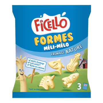 Ficello Fromage Forme Nature Ficello - 3x22,5g