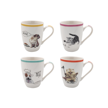 Image de Mug bombe animaux en porcelaine