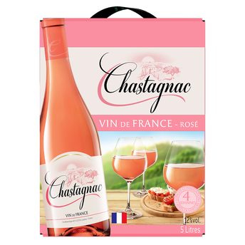 Image de U
Vin de France rosé Chastagnac - Fontaine à vin