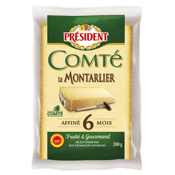 Image de Comté au lait cru 34%MG Le Montarlier PRESIDENT