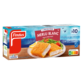 Image de Panés de merlu blanc FINDUS, 10 unités
