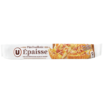Image de U
Pâte feuilletée épaisse prête à dérouler