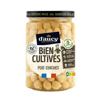 Image de Pois chiches D'AUCY - Bocal de 380g net