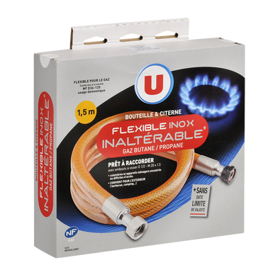 Tuyau Flexible Propane 10m - 3/8 BSP Pour Soudage Et Découpage