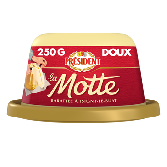 Image de Beurre doux 82%MG la Motte PRESIDENT
