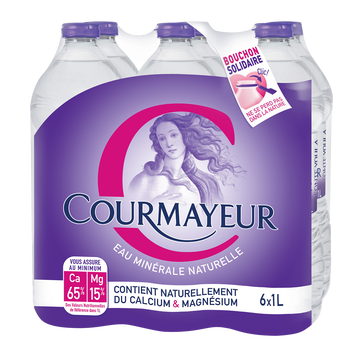 Courmayeur Eau Minérale Naturelle Courmayeur, 6x1l
