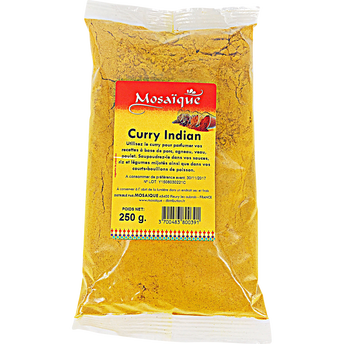 Image de Curry indien moulu MOSAÏQUE, sachet de