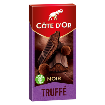 Image de Chocolat noir truffé COTE D'OR - Tablette de