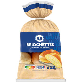 Image de U
Briochettes x12