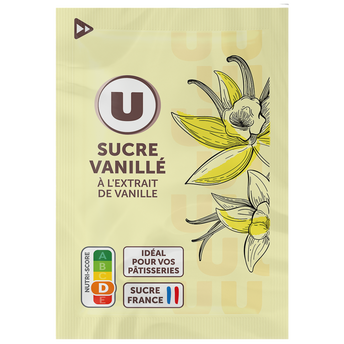 Image de U
Sucre vanillé étui de 10 sachets