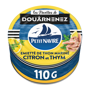 Image de Émietté de Thon Le Mariné Citron & Thym PETIT NAVIRE