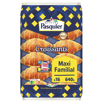 Image de Croissants maxi familial BRIOCHE PASQUIER - x16
