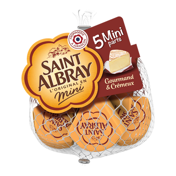 Saint Albray Fromage Mini Saint Albray - 5 Portions 150g