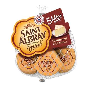 Saint Albray Fromage Mini Saint Albray - 5 Portions 150g