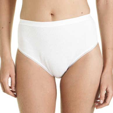 Slip pur coton femme