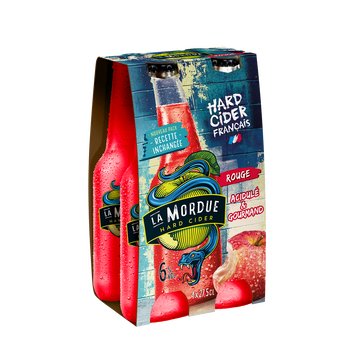 Image de Cidre rouge LA MORDUE, 6° 4 bouteilles de