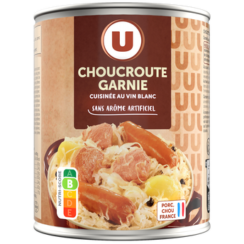 Image de U
Choucroute garnie Boîte de