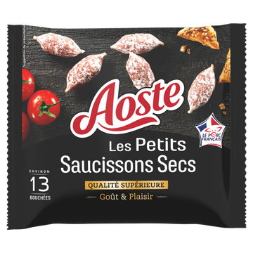 Aoste Les Mini Saucissons Secs Vpf Aoste 80g