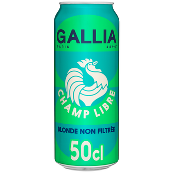 Image de Bière blonde non filtrée Gallia Champs Libre 5,8°