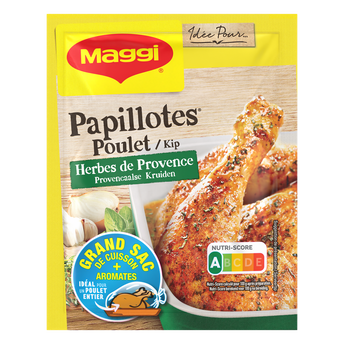 Image de Assaisonnement papillottes de poulet aux herbes de Provence MAGGI, sachet de