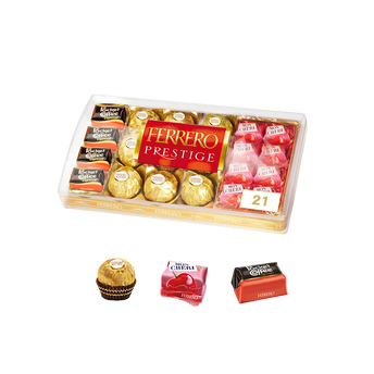 Image de Assortiment chocolat Noël Prestige FERRERO, boîte de 21 pièces