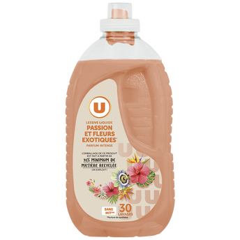 Image de U
Lessive liquide - Passion&fleurs exotiques - 30 lavages - 1.5