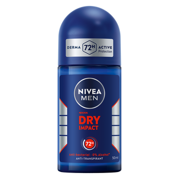 Nivea Déodorant Dry Impact Men Nivea, 2 Billes De 50ml