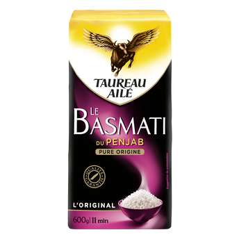 Image de Riz basmati penjab long grain naturellement parfumé TAUREAU AILE