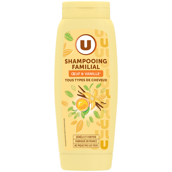 Image de U
Shampooing Tous types cheveux, oeuf & vanille