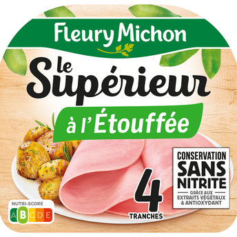 Image de Jambon Le Supérieur -25% sel sans nitrite FLEURY MICHON, 4