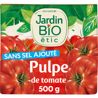 Image de Pulpe de tomate bio JARDIN BIO, brique de